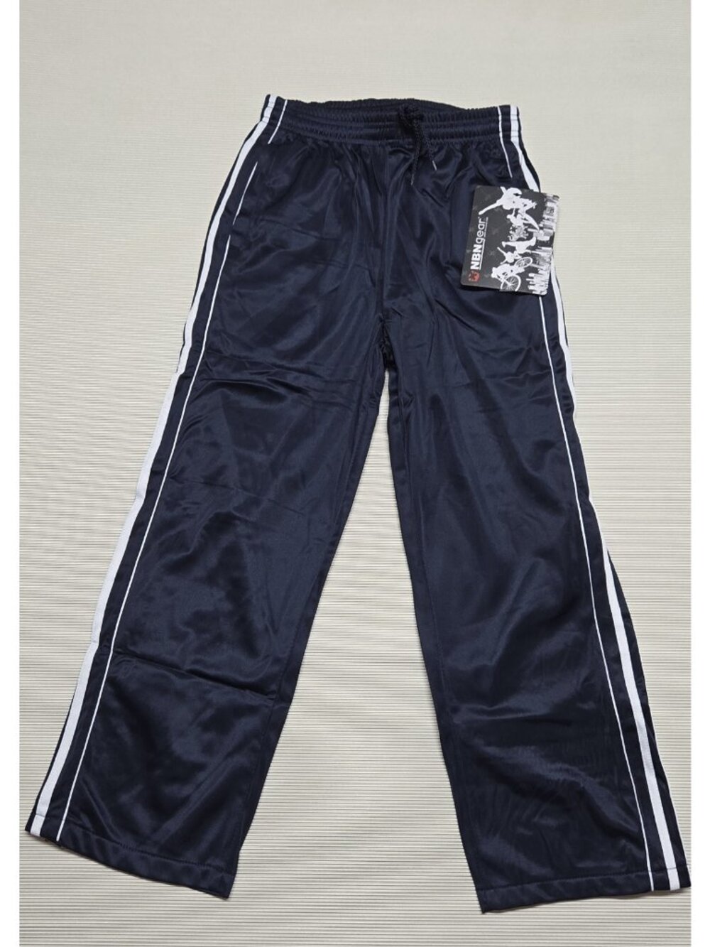 Boys NBN GEAR Pants W/ Zip At Bottom Of Pants Size 14/16 new with tag AP-5005BP